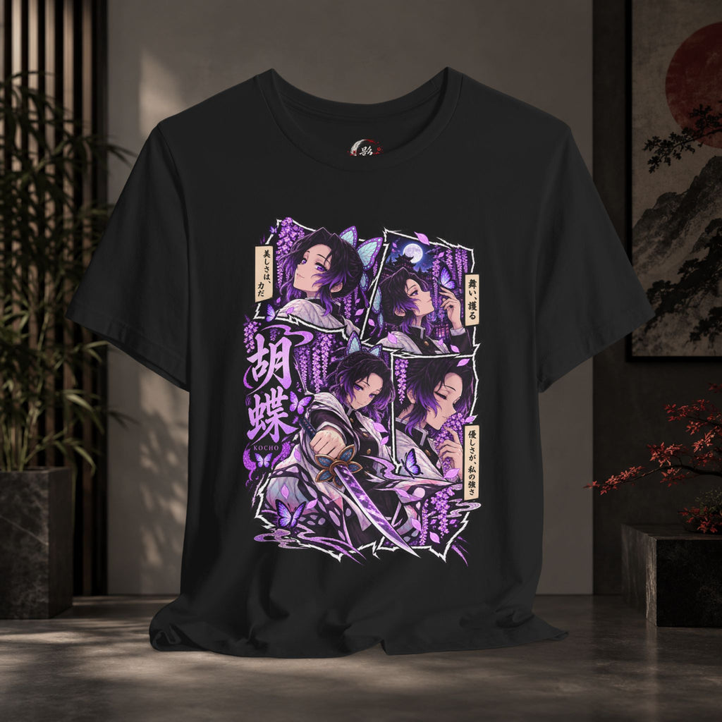 Shinobu Panel Tee | Manga Character Illustration