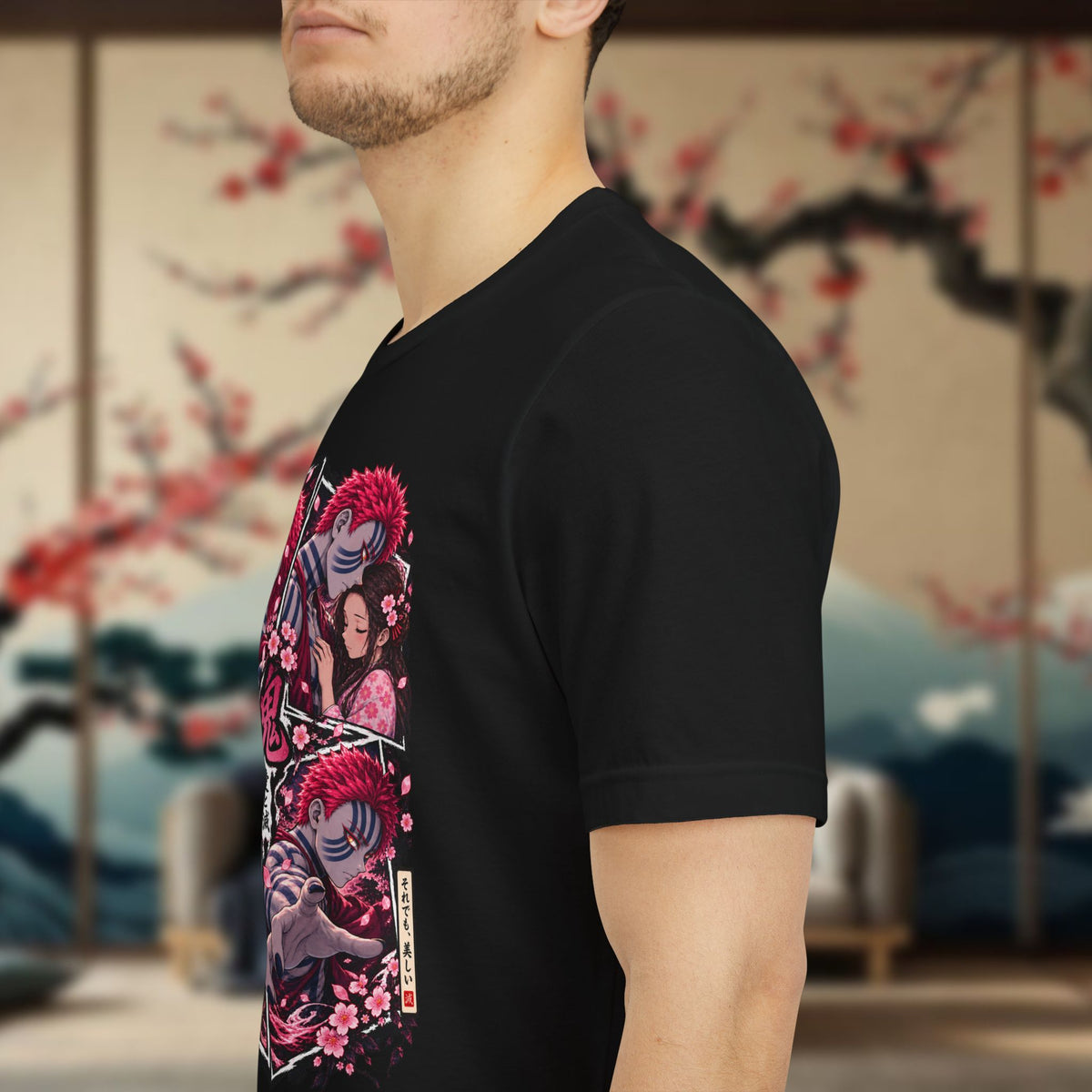Akaza Panel Art T-Shirt | Anime Manga Character Tee