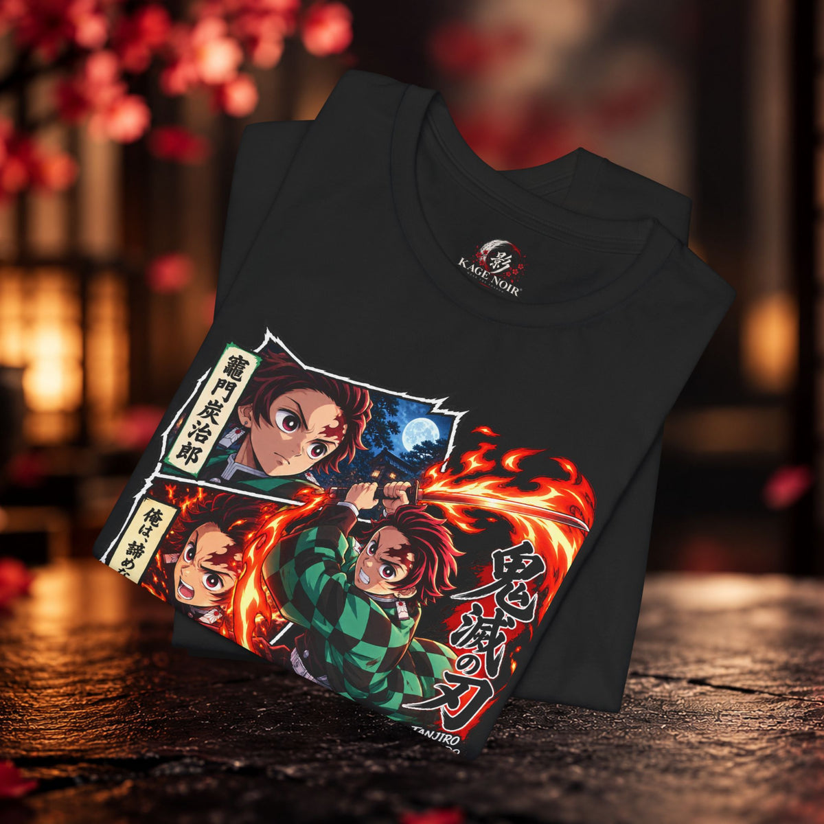Tanjiro Anime Panel Tee | Short Sleeve T-Shirt