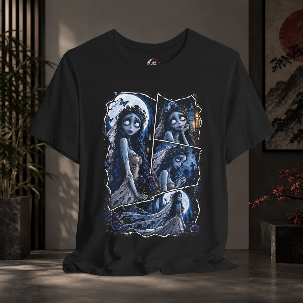 Halloween Gothic Bride Movie-Inspired T‑Shirt