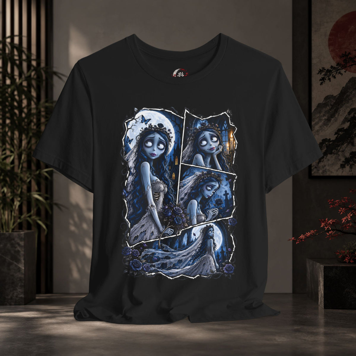 Halloween Gothic Bride Movie-Inspired T‑Shirt