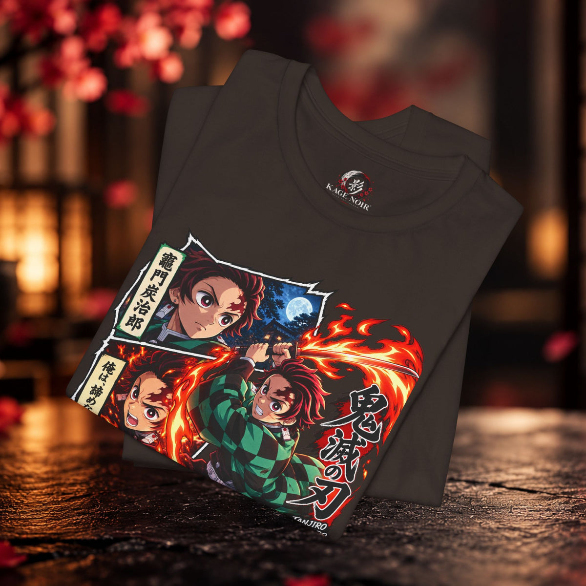 Tanjiro Anime Panel Tee | Short Sleeve T-Shirt