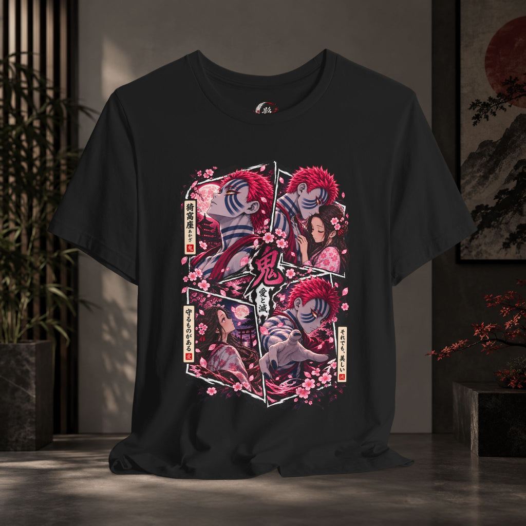 Akaza Panel Art T-Shirt | Anime Manga Character Tee