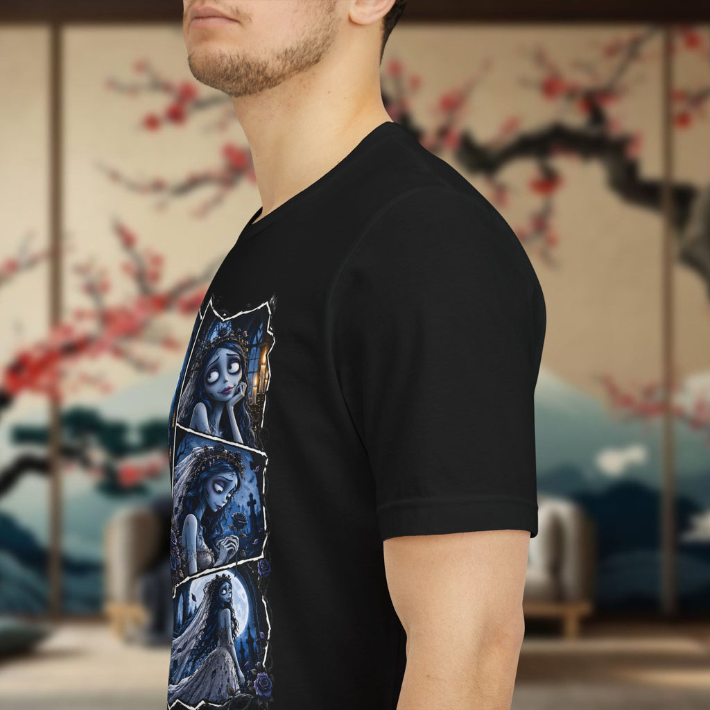 Halloween Gothic Bride Movie-Inspired T‑Shirt
