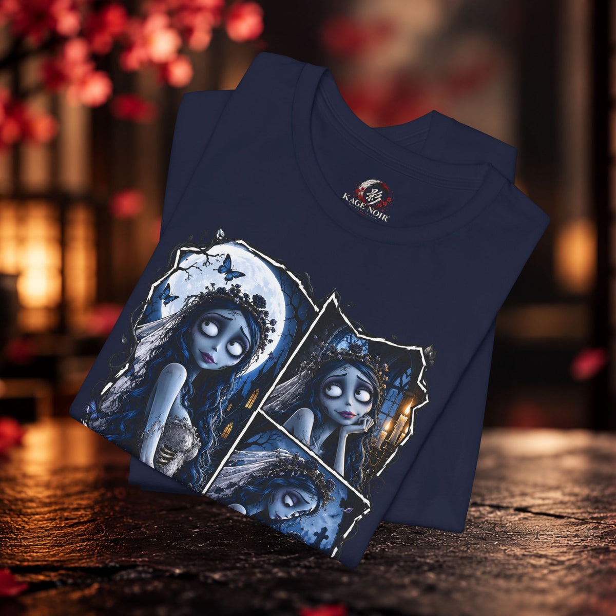 Halloween Gothic Bride Movie-Inspired T‑Shirt