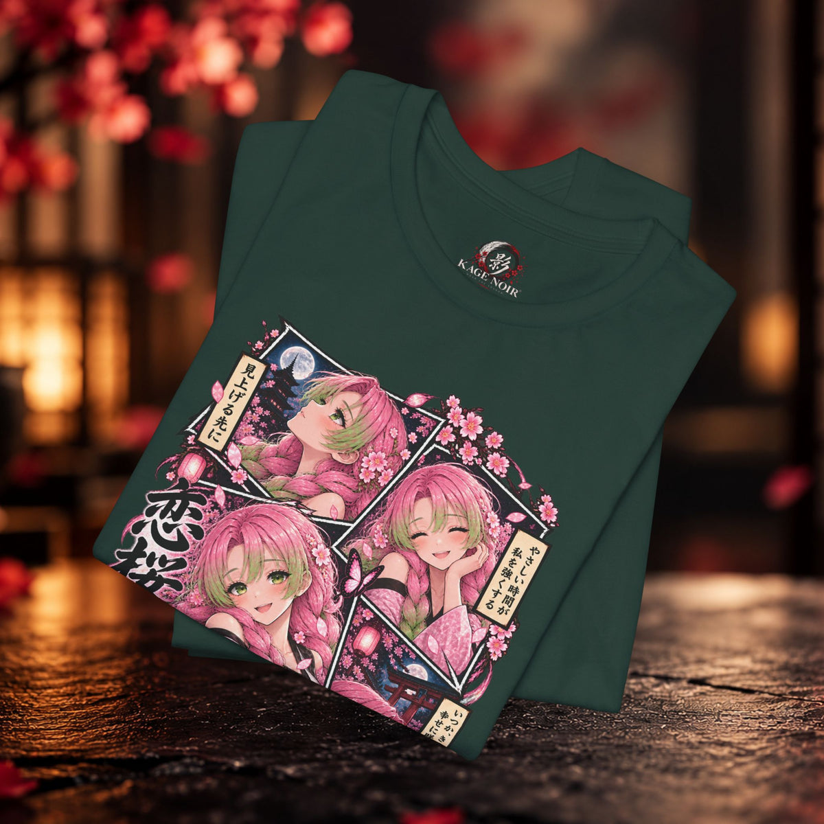 Mitsuri Anime Girl Tee | Four-Panel Manga Art Shirt
