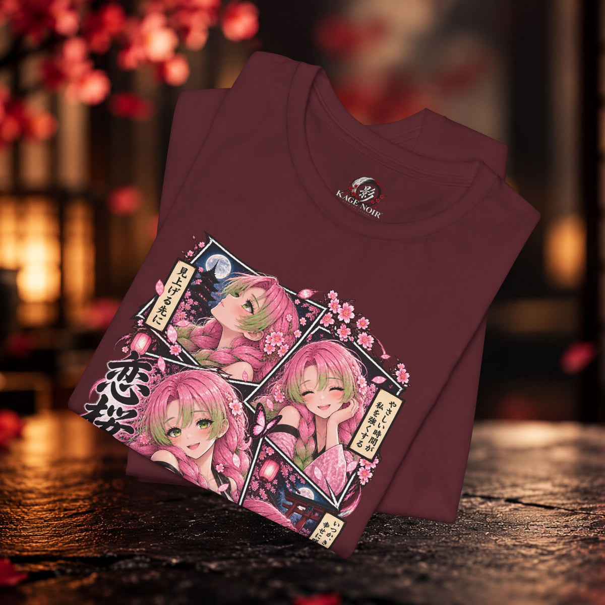 Mitsuri Anime Girl Tee | Four-Panel Manga Art Shirt