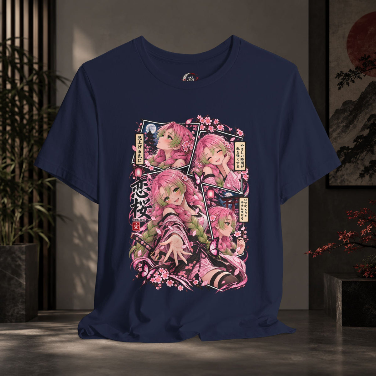 Mitsuri Anime Girl Tee | Four-Panel Manga Art Shirt