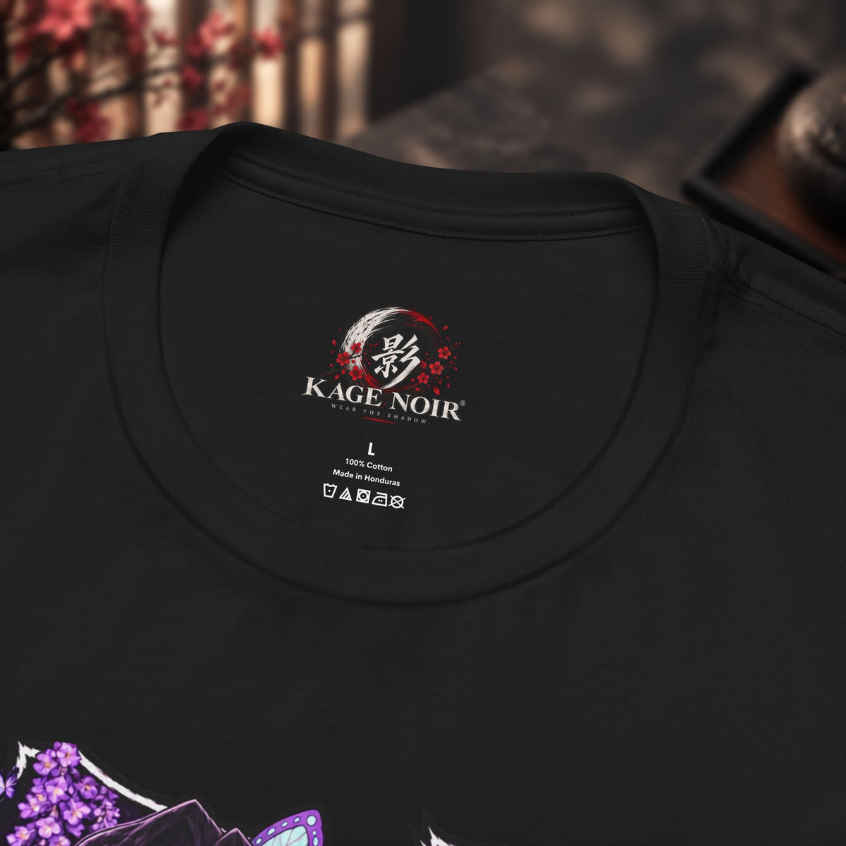 Shinobu Panel Tee | Manga Character Illustration
