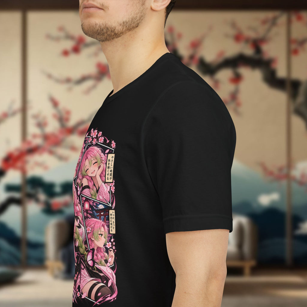 Mitsuri Anime Girl Tee | Four-Panel Manga Art Shirt