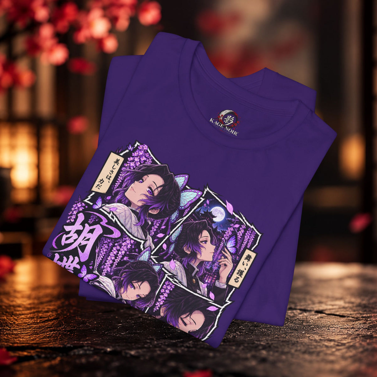 Shinobu Panel Tee | Manga Character Illustration
