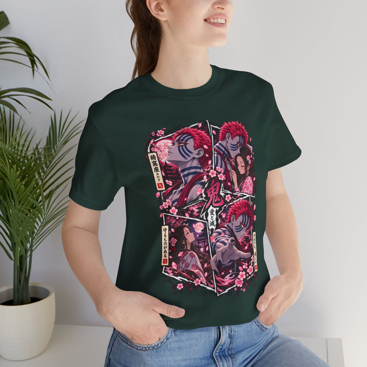 Akaza Panel Art T-Shirt | Anime Manga Character Tee