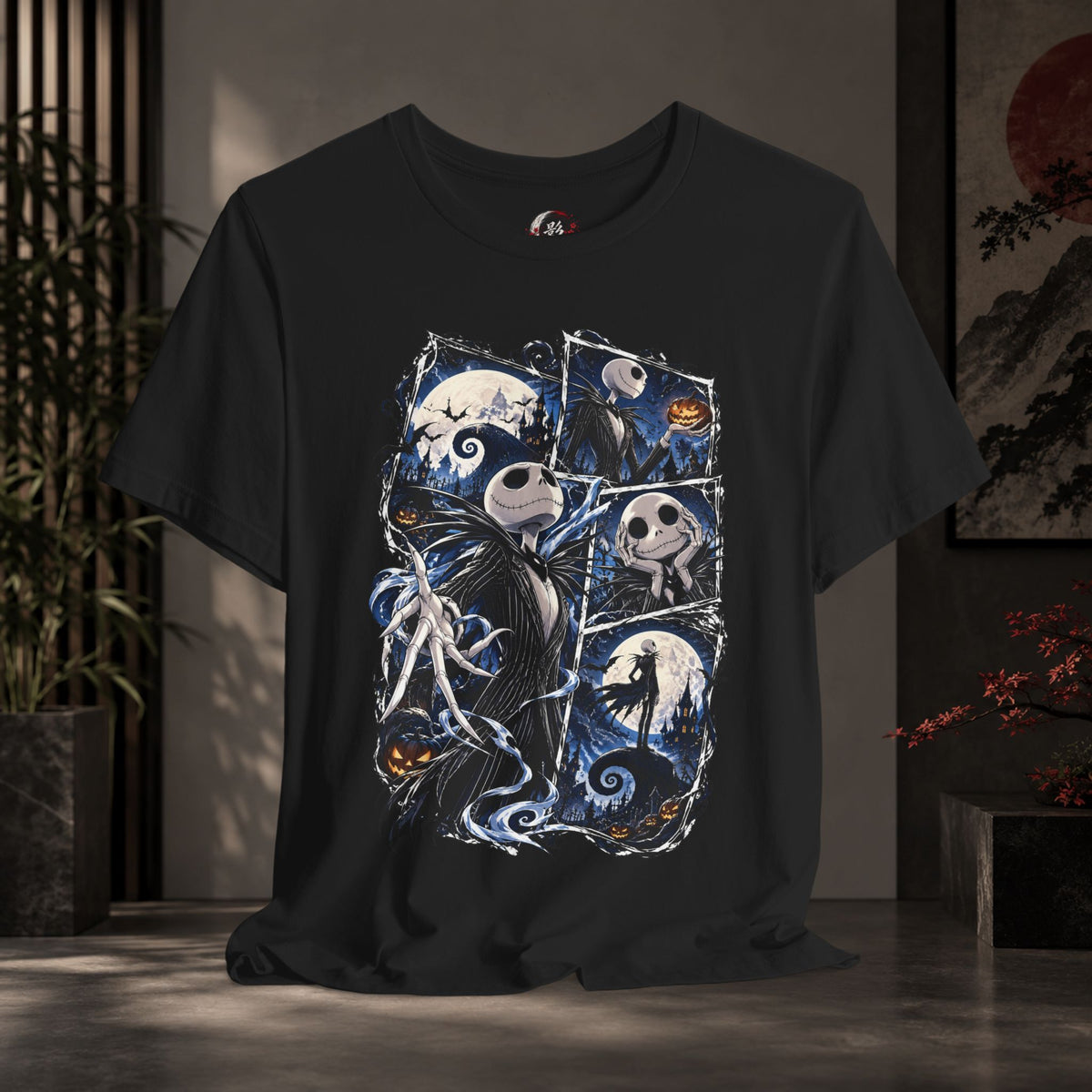Nightmare Jack Skellington Tee – Gothic Halloween Movie Graphic T-Shirt