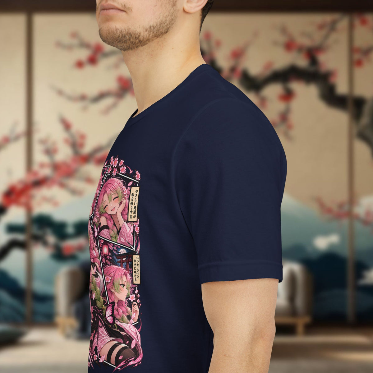 Mitsuri Anime Girl Tee | Four-Panel Manga Art Shirt