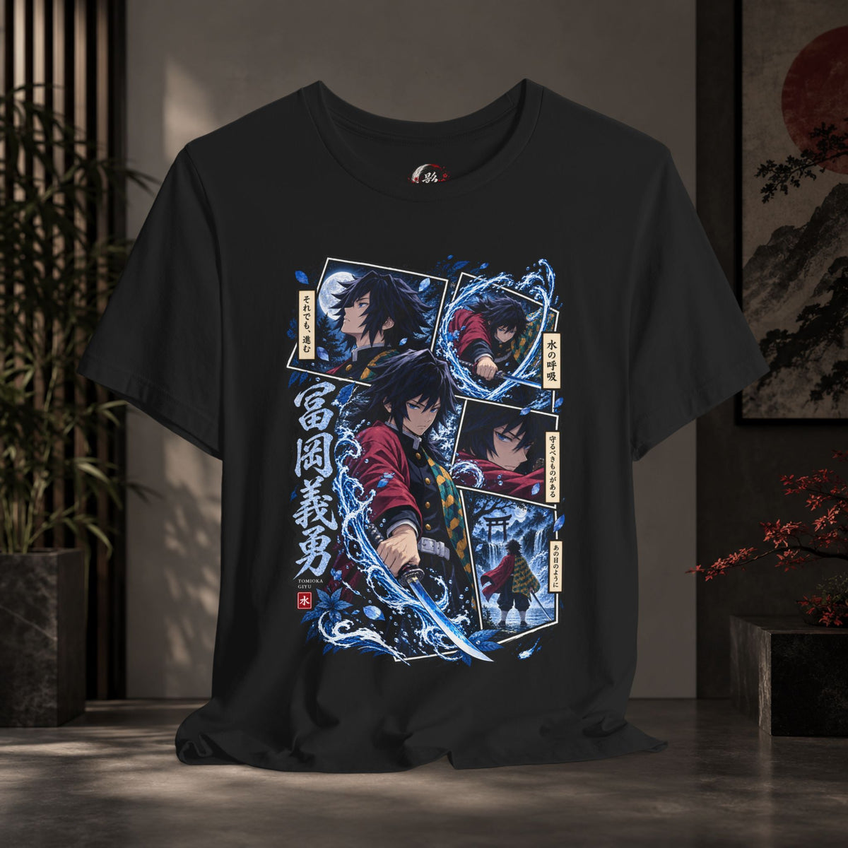 Tomioka Panel T-Shirt | Japanese Cherry Blossom Art